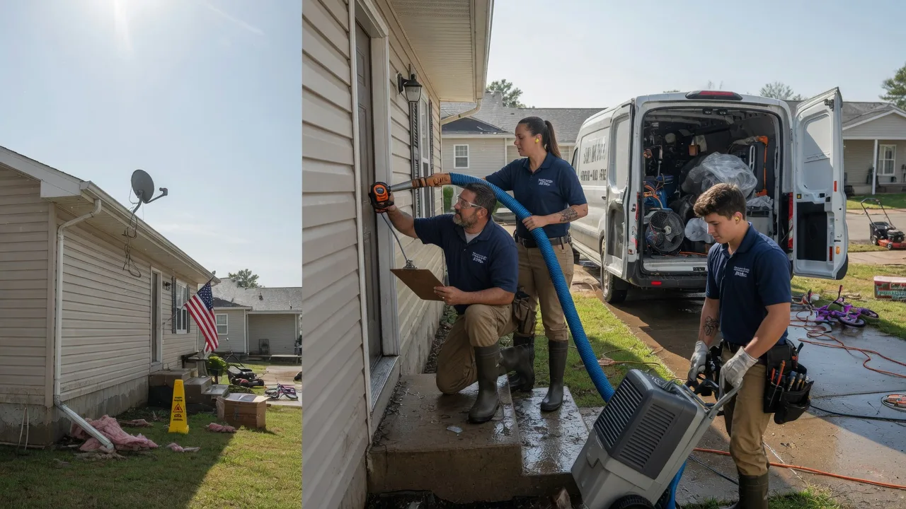 Ceiling Water Damage Restoration in Poplar, WI near me